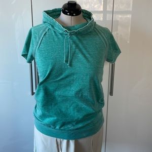 ROXY Sweatshirt with Short Sleeve’s Color-Green Size-XL NWOT